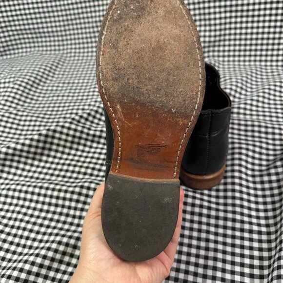Red Wing Shoe 3461 Carol Black Leather Almond Low Ankle Boot Women's Size 5.5 - Picture 5 of 6
